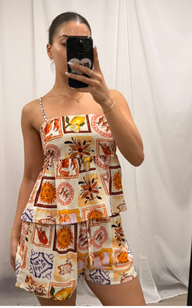 TANZI SET SUMMER PRINT