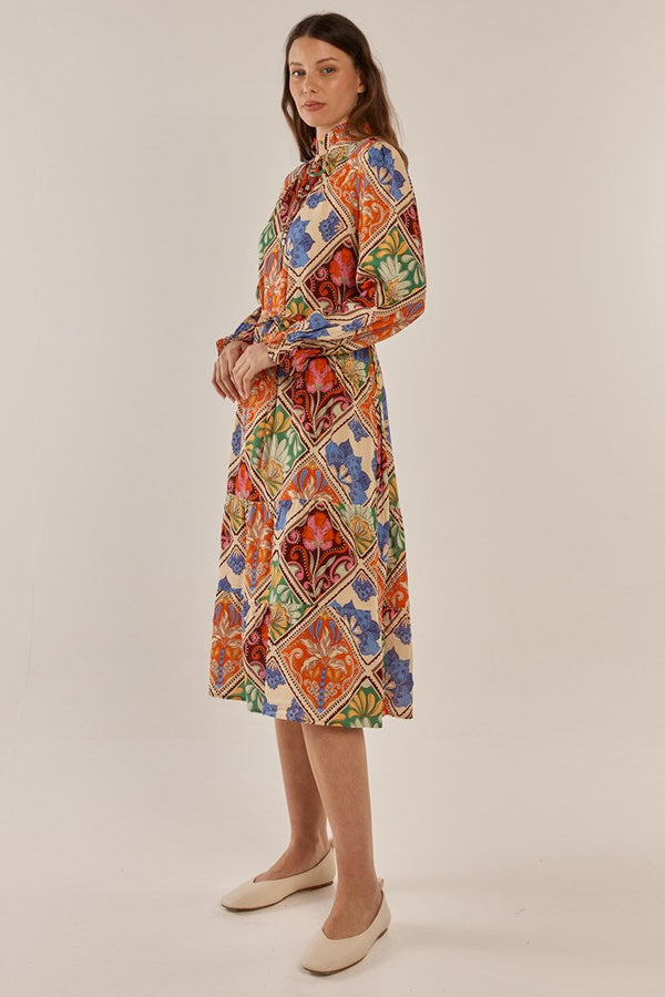 Lyon Dress - Villa Floral Print