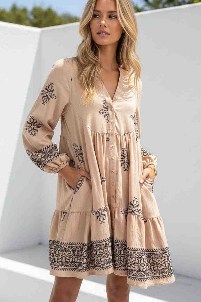 ARLO MINI DRESS MOCHA