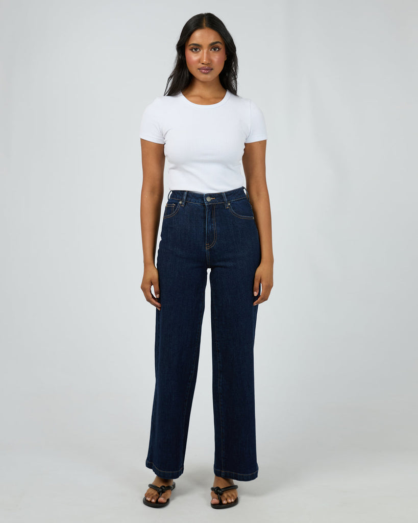 JACQUI WIDE LEG INDIGO