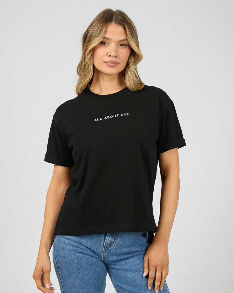AAE WASHED TEE BLACK