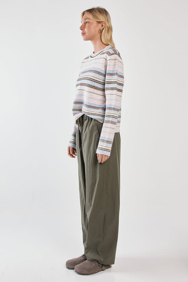 Reign Barrel Leg Cargo - Olive