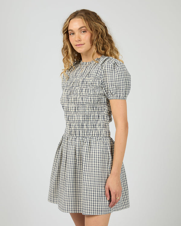 TWIGGY MINI DRESS CHECK