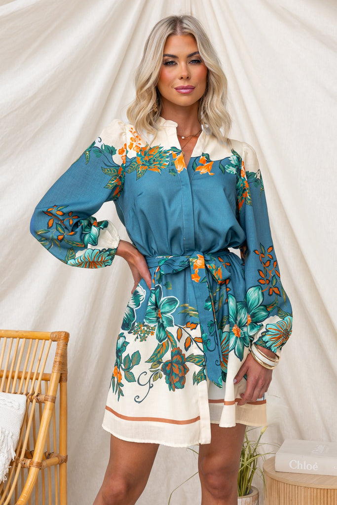 MAYHEM FLORAL MINI DRESS