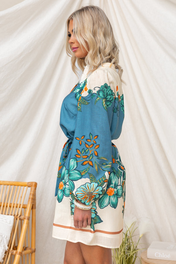 MAYHEM FLORAL MINI DRESS