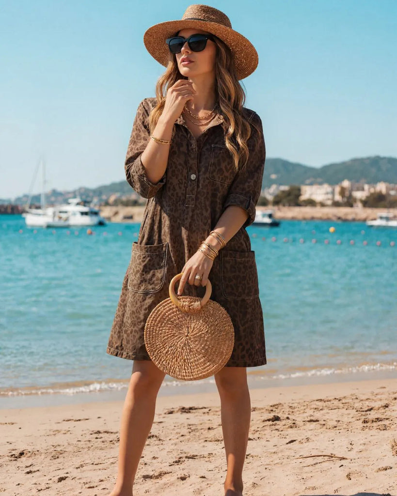 ARGENTINA ANIMAL DENIM DRESS