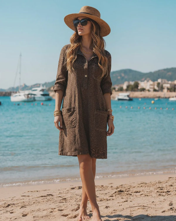 ARGENTINA ANIMAL DENIM DRESS