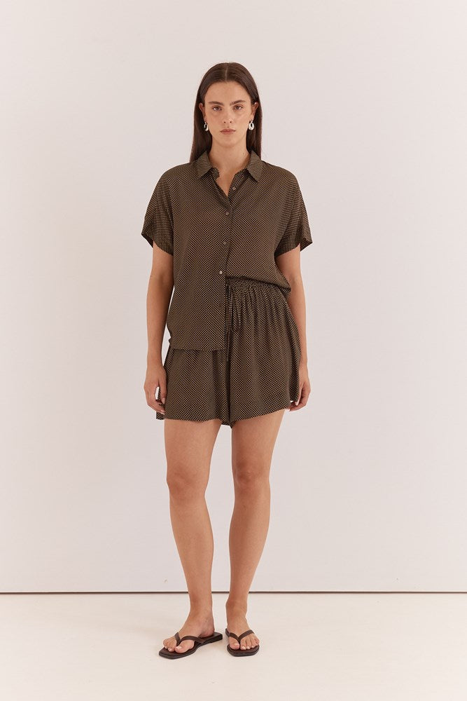 Rowie Short Sleeve Shirt - Micro Dot