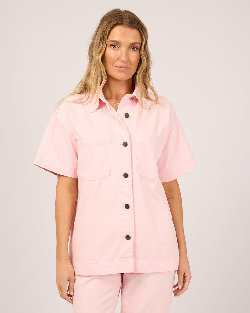 SIMI DENIM SHIRT PINK