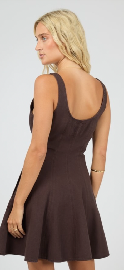 ALL ABOUT EVE | Blakey Mini Dress | Brown