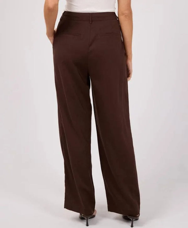 FERN LINEN PANT BROWN