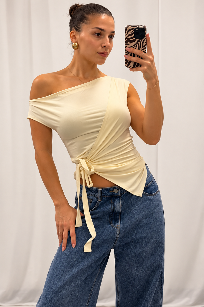 Hendrix Top -Cream