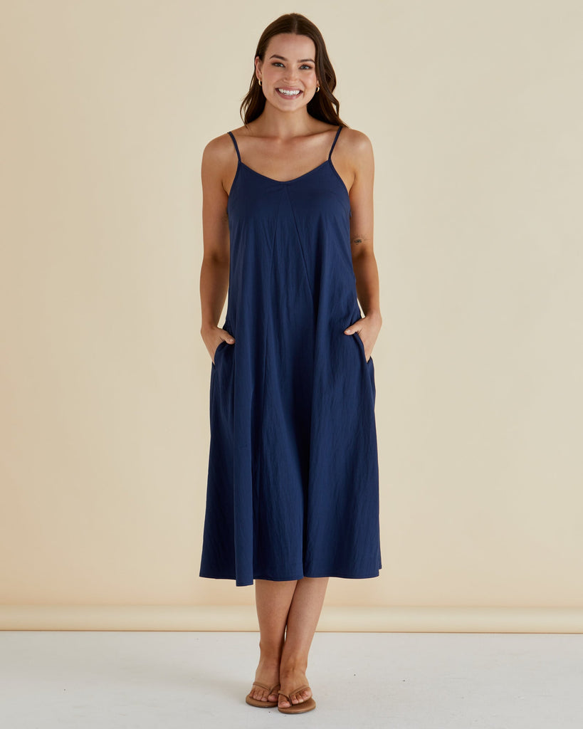 Harriet Dress - Navy Blue