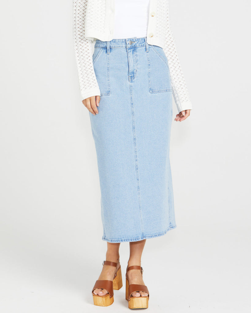 Isella Denim Skirt - 92 Sandwash