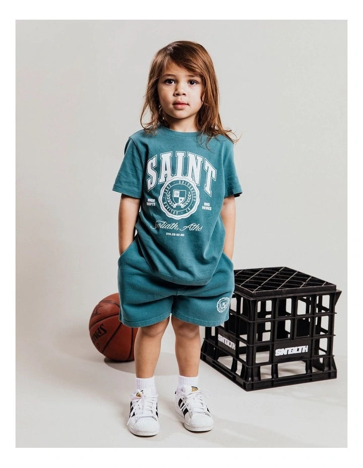 St Goliath Princeton Tee (3-7 Years) in Green