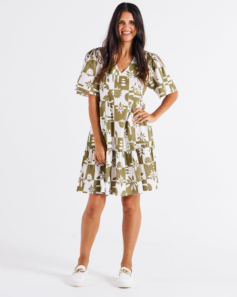 Bacardi Dress - Geo Floral