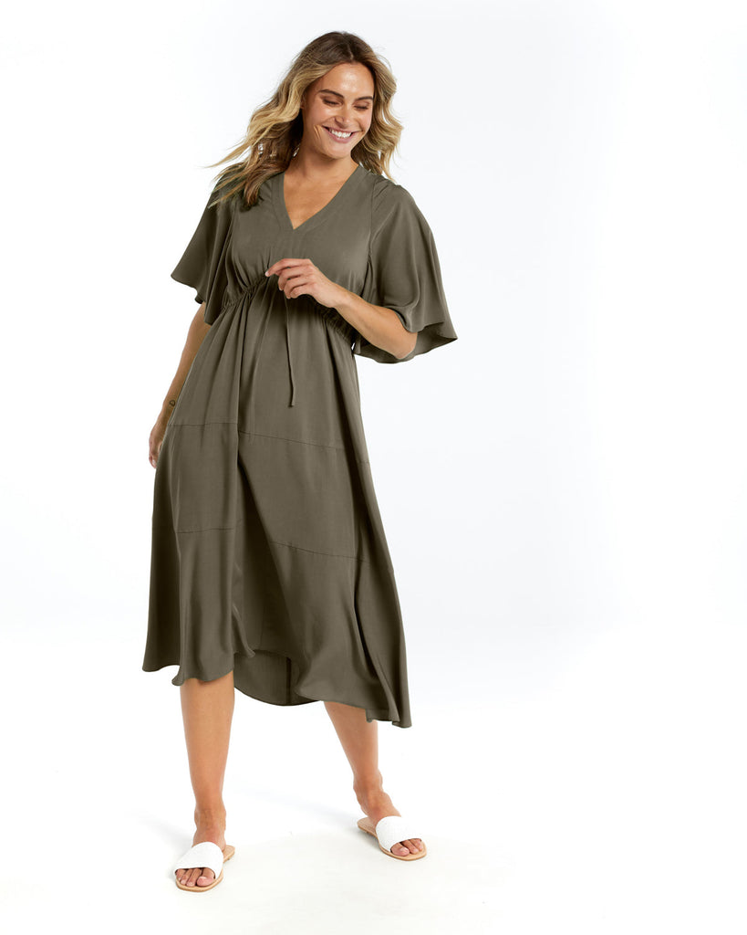 Cora Dress - Olive Branch