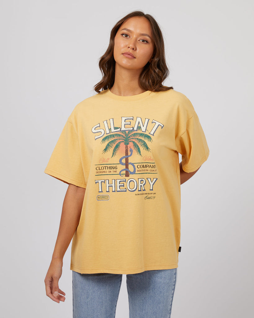 PALM SPRINGS TEE MUSTARD