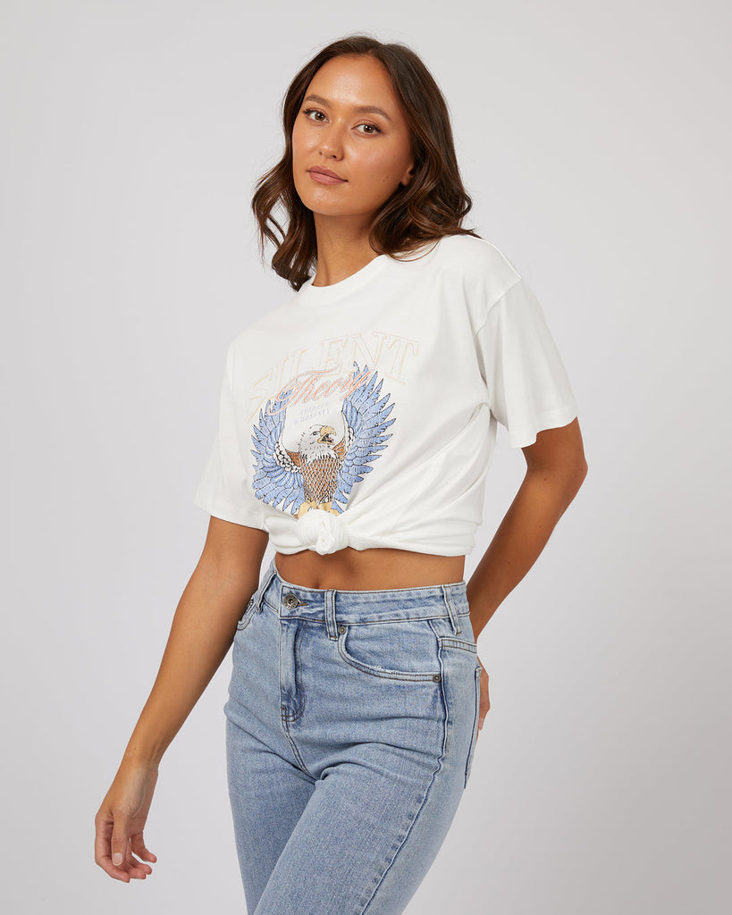 OPEN WINGS TEE VINTAGE WHITE