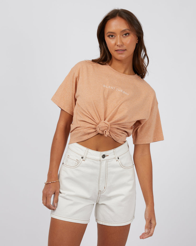 LOGO TEE PEACH