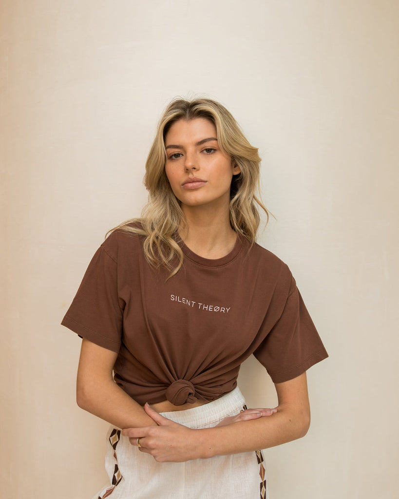 LOGO TEE CLAY