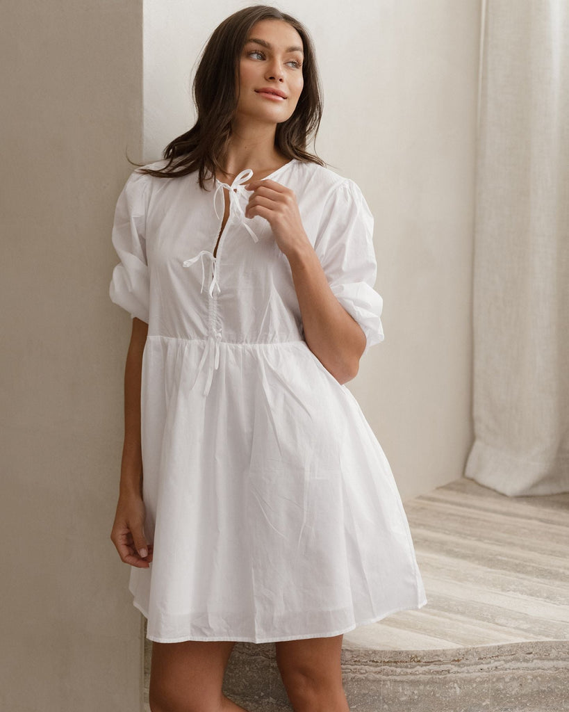 RATA DRESS - WHITE