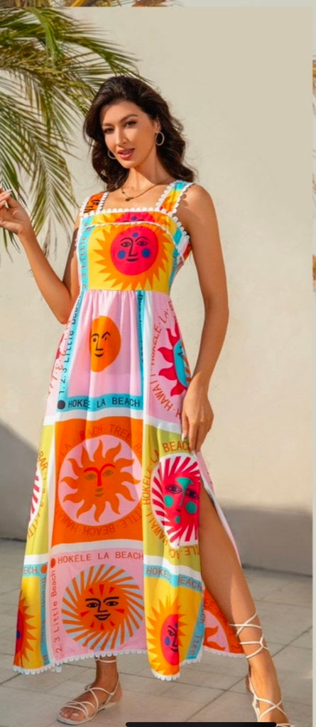 HERE COMES THE SUN MAXI DRESS