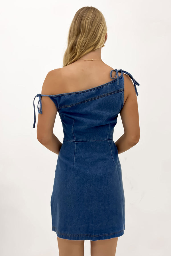 CANTON MINI DENIM DRESS
