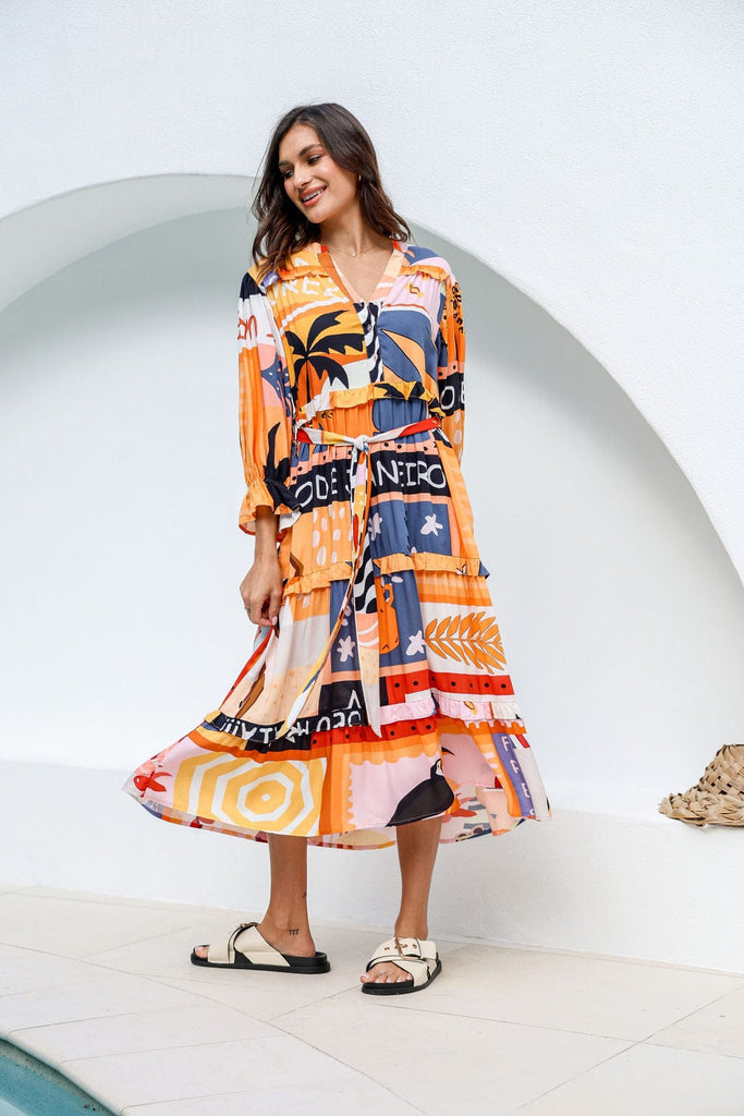 SOUTH BEACH MIDI DRESS