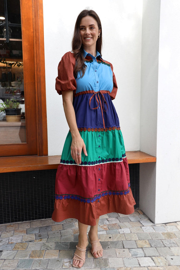 HUMMINGBIRD MIDI DRESS