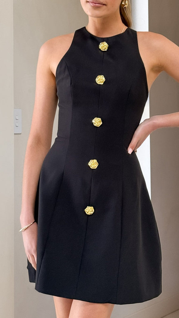 ARGENTINA MINI DRESS -BLACK