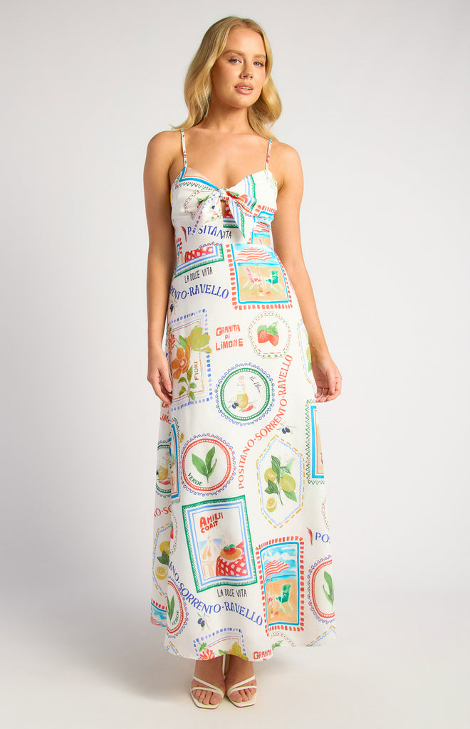 APOLLO MAXI DRESS VACATION PRINT
